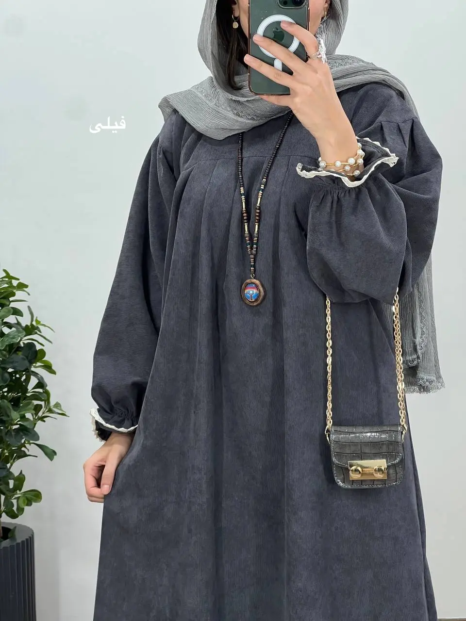 پیراهن مانتویی پاییزه رایلی 1